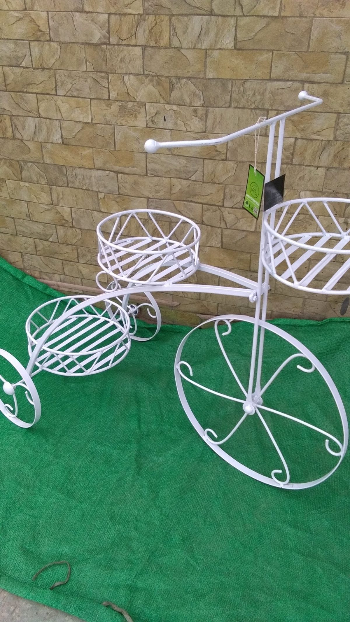 GEP Metal Tricycle Planter Stand for Garden & Home Décor (view 5)