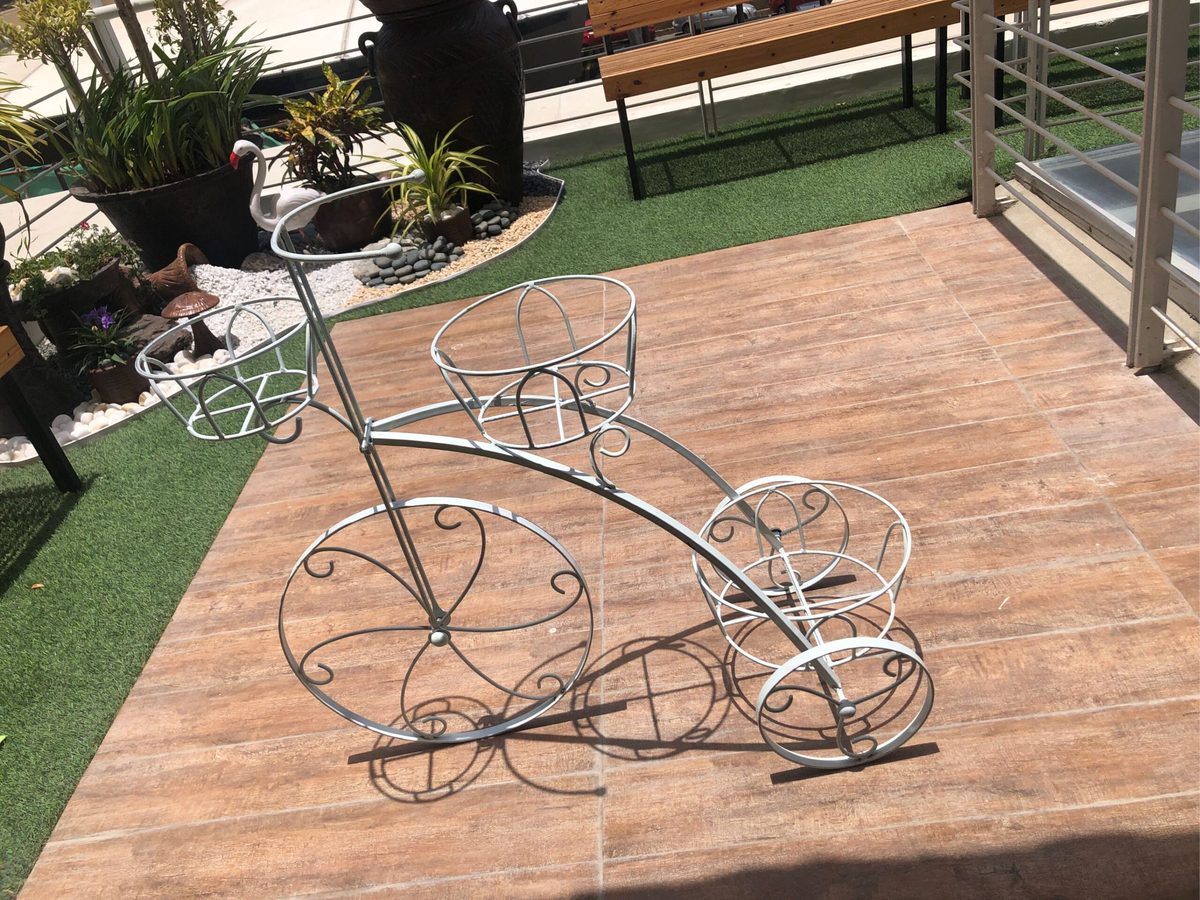 GEP Metal Tricycle Planter Stand for Garden & Home Décor (view 2)